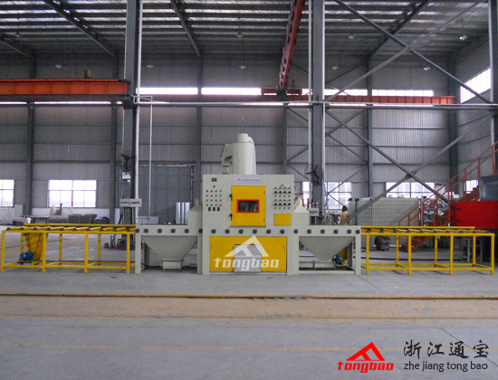 平板輸送式噴砂機1